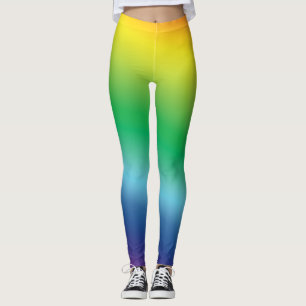 Legging orgulho do arco-íris cores lgbtq lgbt