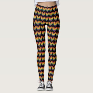 Legging Orgulho do Coração Arco-Íris