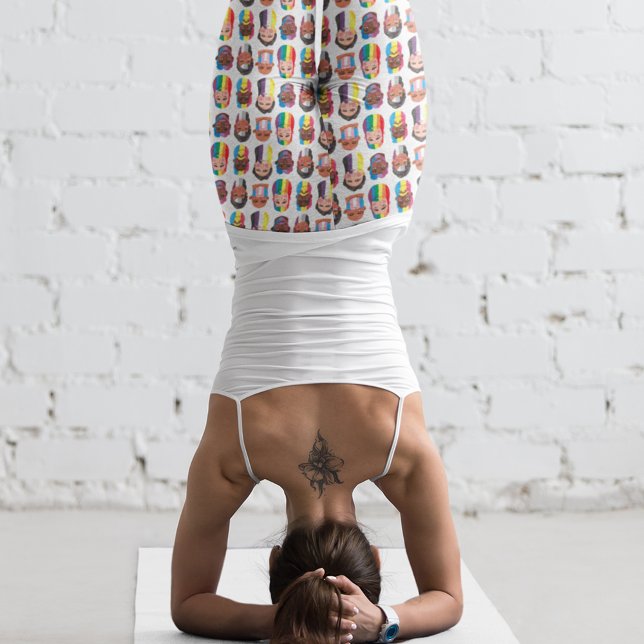 Legging Orgulho gay arco-íris bandeiras de gênero barba ho (Criador carregado)