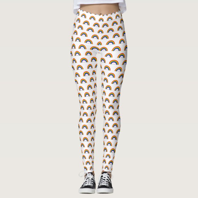 Legging Orgulho Gay Arco-íris. O amor é amor. (Frente)