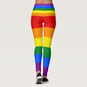 Legging Orgulho gay da lésbica da bandeira LGBT do