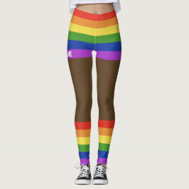 Legging Orgulho gay Faux Shorts & Legs