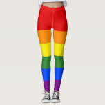 Legging Orgulho LGBT do Arco-Íris<br><div class="desc">Celebre o seu orgulho LGBTQ com riscas coloridas arrojadas. Linhas vermelhas, laranja, amarelas, verdes, azuis e violetas seguem horizontalmente de cima para baixo. Para ver o legal design de Stripes geométricas do Arco-Íris em outros itens, clique na coleção "Artes Rochosas".</div>