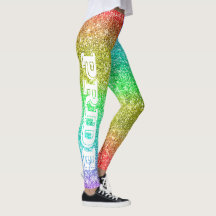 Orgulho LGBT Faux Glitter Arco-Íris