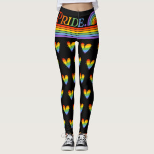 Legging Orgulho Mês do Rainbow LGBTQ Love
