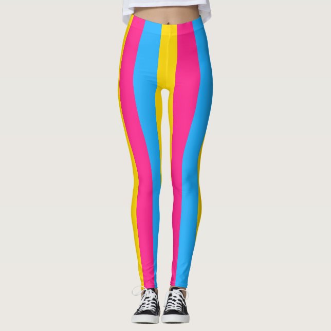 Legging Orgulho Pansexual (Bandeira Pan) (Frente)