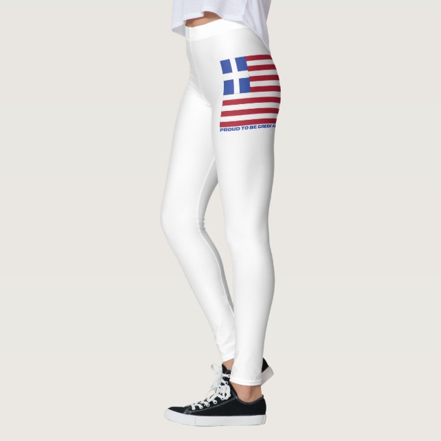 LEGGING ORGULHOSO EM SER AMERICANO GREGO! (Esquerda)