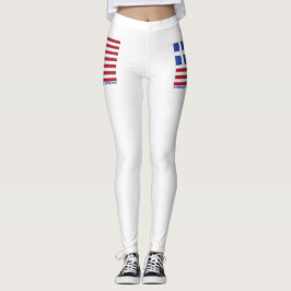 LEGGING ORGULHOSO EM SER AMERICANO GREGO!