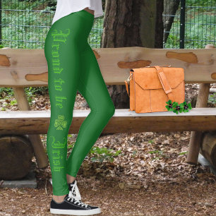 Legging Orgulhoso por ser Irlandês Dia de São Patrício Ver