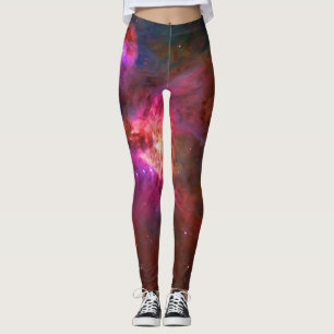 Legging Orion Nebula e Trapezium Stars exercício espacial