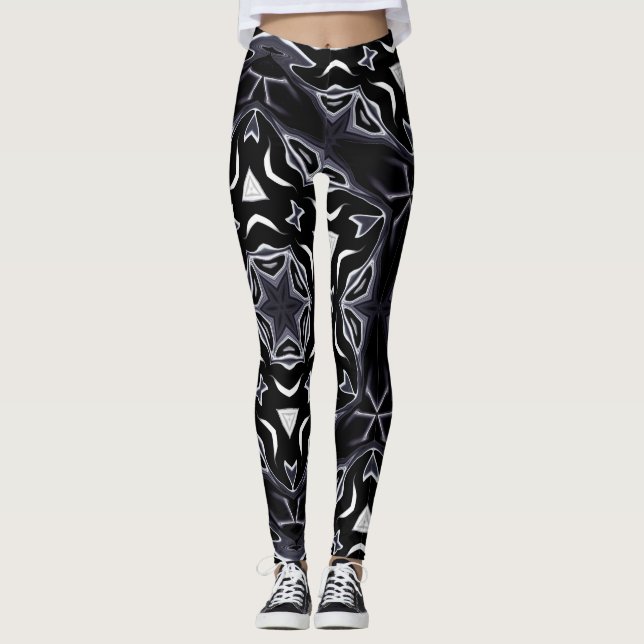 Legging Ornamento árabe, asiático (Frente)