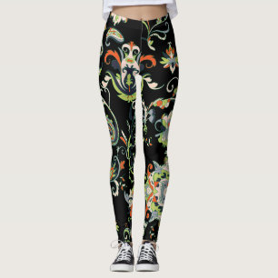 Legging Ornamento Árabe Floral: Tradicional Invisível