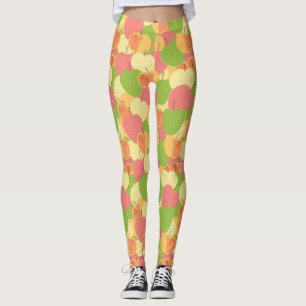 Legging Ornamento com maçãs