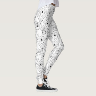 Legging Orquídea, Cattleya, esboço