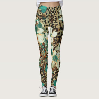Legging Orquídeas - Ilustração Sem Costura Floral