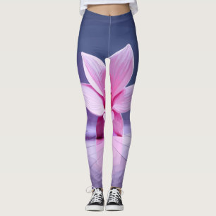Legging Orquídeas Rosa Expectativas em Prata