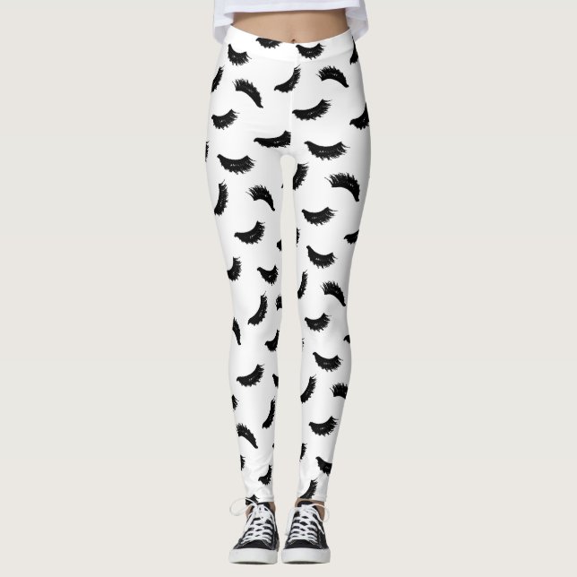 Legging Os chicotes modelam extensões modernas da pestana (Frente)