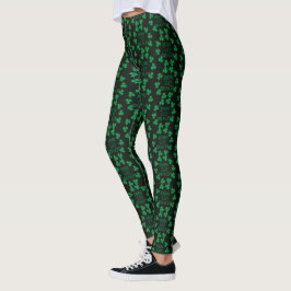Legging Os círculos dos trevos Erin vão Bragh Ireland para