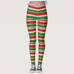 Legging Os doces do Natal listram caneleiras