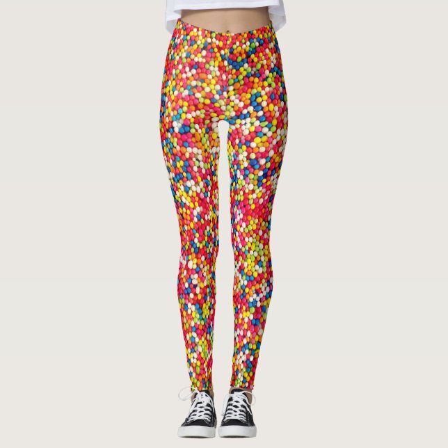 Legging Os doces polvilham caneleiras (Frente)