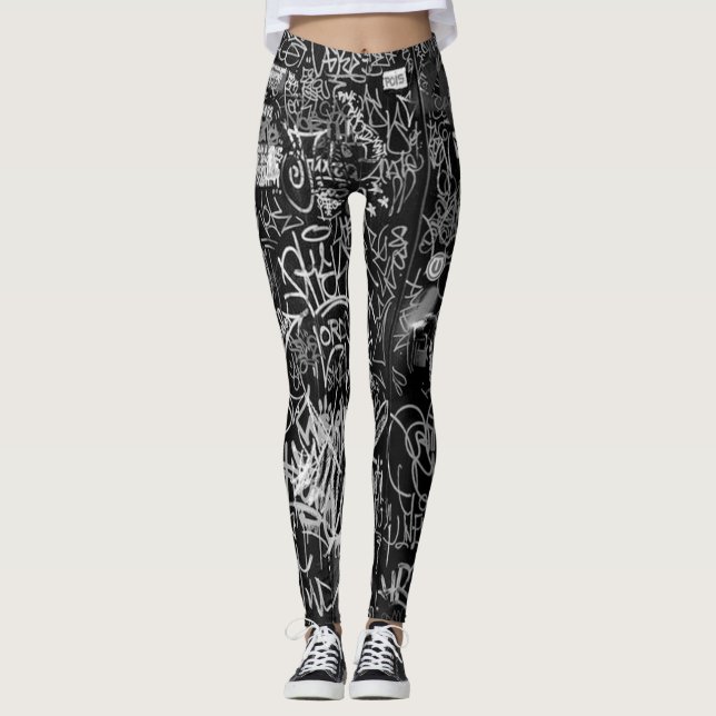 LEGGING OS GRAFITES DE NY JOGAM ACIMA O PRETO DAS (Frente)