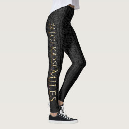 Legging Os #iChooseMiles dos diários do véu