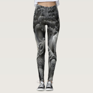 Legging Os neutrais da incrível escultura asiática em
