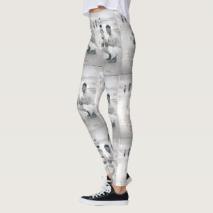 Legging Os olhos das caneleiras das mulheres de Keke