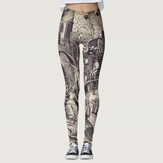 Legging Os sete pecados mortais - inveja (Frente)