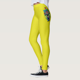 Legging Os titã adolescentes vão! colagem da torre dos