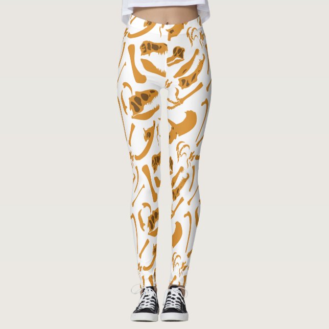 Legging Ossos do Dinossauro (Frente)
