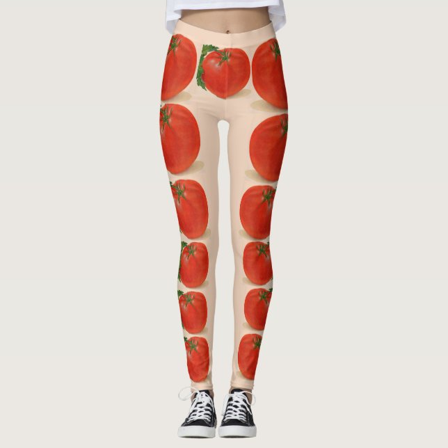 Legging ótimos tomates grandes e suculentos (Frente)