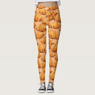 Legging Ouro croissant, padaria sem problemas.