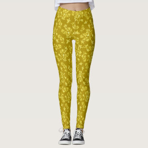 Legging Ouro espinho-preto