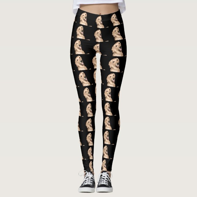 Legging Ouro Feliz Retriever (Frente)