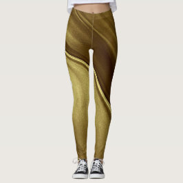 Legging Ouro Gym Yoga Workout