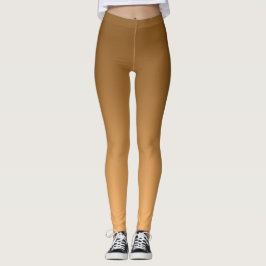 Legging Ouro neutro e liso do inclinação