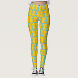 Legging Ouro sortudo.
