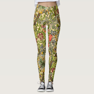 Legging Ouro William Morris Lily Vintage