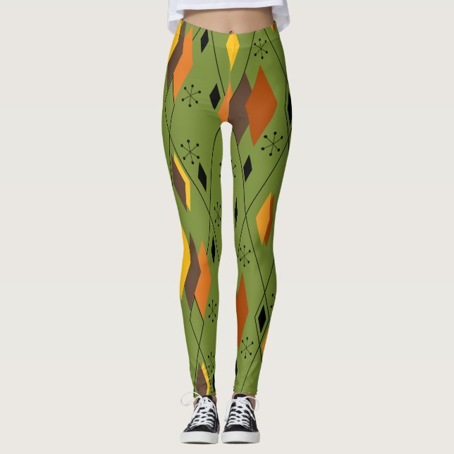 Legging Ouros Atômicos dos anos 70 (Frente)