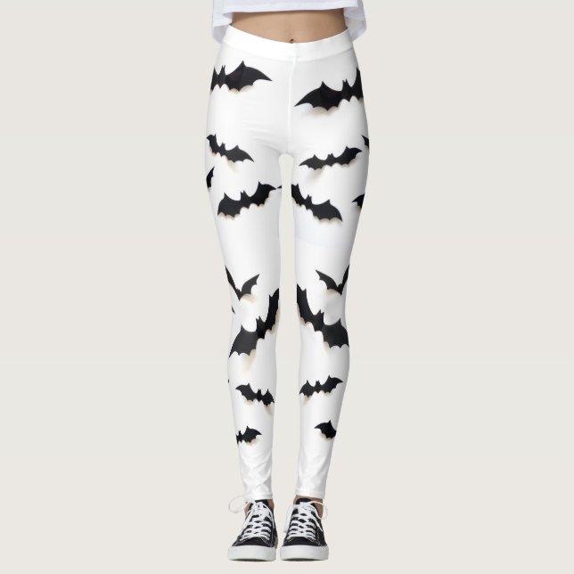 Legging Ouse Vestir Morcegos de Halloween (Frente)