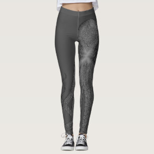 Legging Out preto e branco