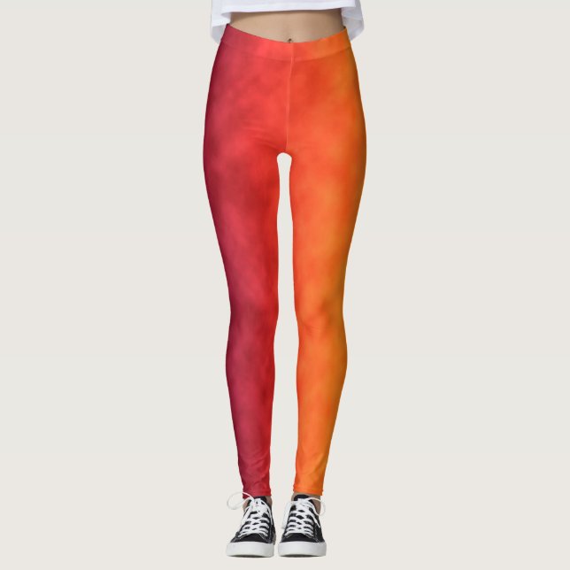 Legging Outono de Brasa Dourada (Frente)