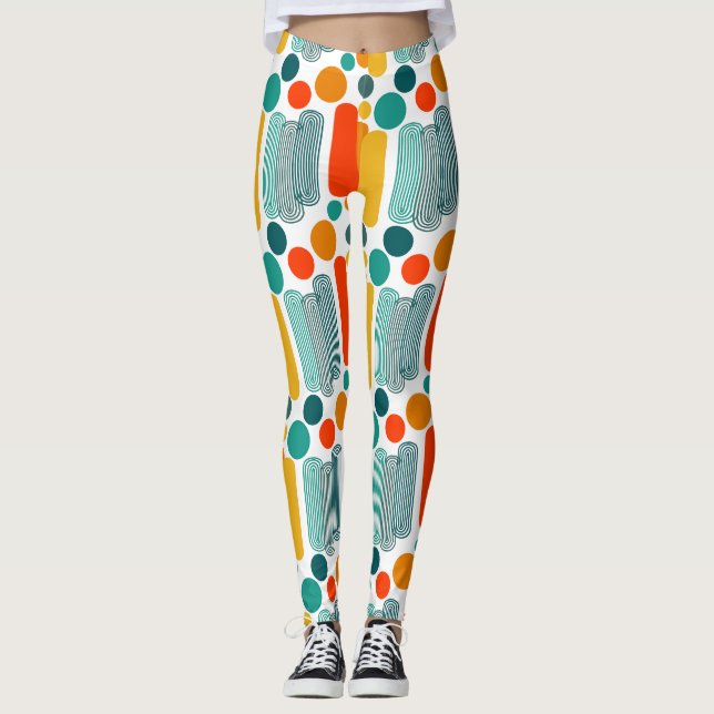 Legging Ovalas e Círculos (Frente)
