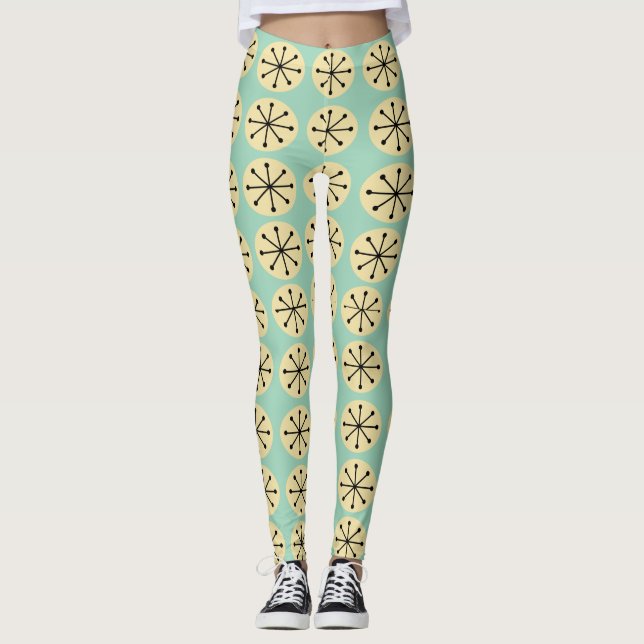 Legging Ovalas e Starbursts (Frente)