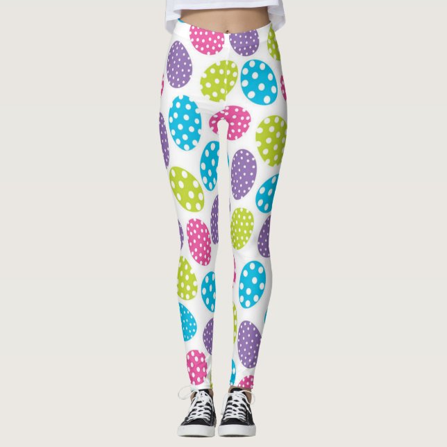 Legging Ovos de Páscoa Polkadot (Frente)