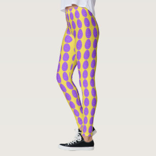 Legging Ovos de Páscoa Roxos