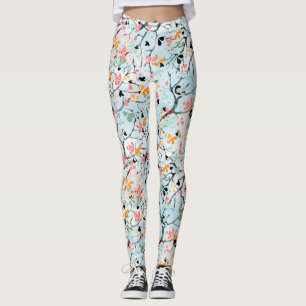 Legging padrão abstrato