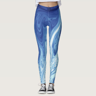 Legging Padrão abstrato de Aquarela