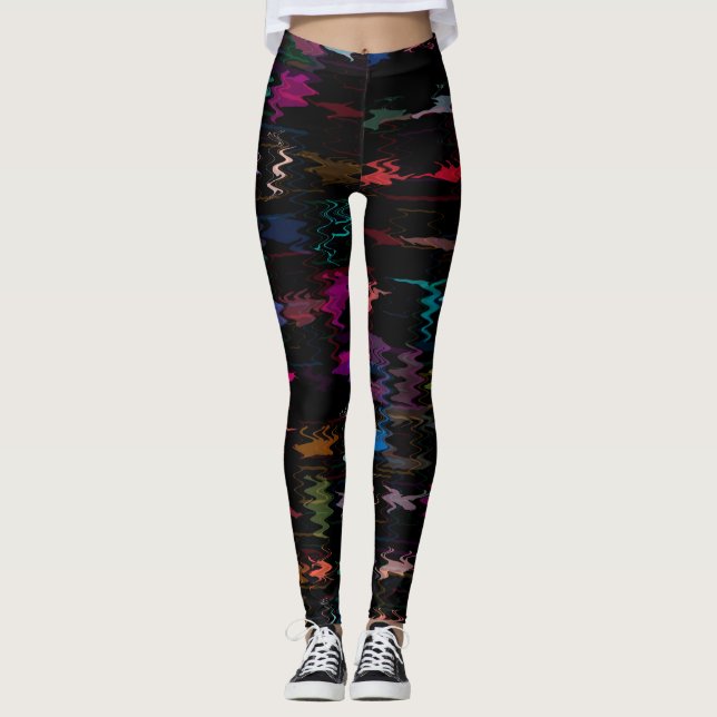 Legging Padrão abstrato Mosaico (Frente)